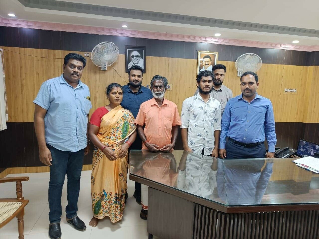 2022 09 15 Aadav with District Officials and IJM jpeg 202209 CHE Aadav Returns Home Approved for Full Use
