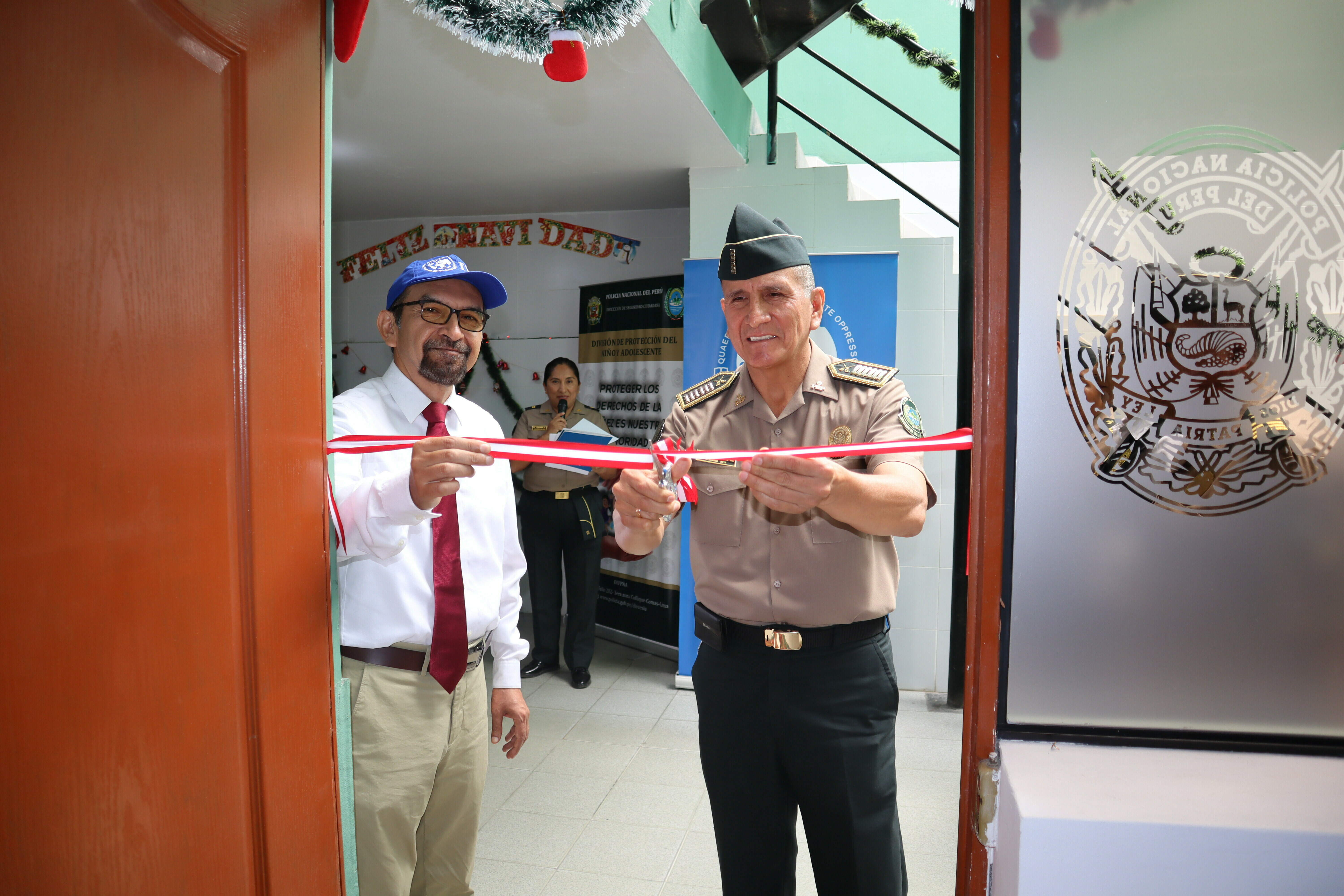 Inaguration of wating rooms at police stations 202406 PE Police Stations Rooms Approved for Full Use1